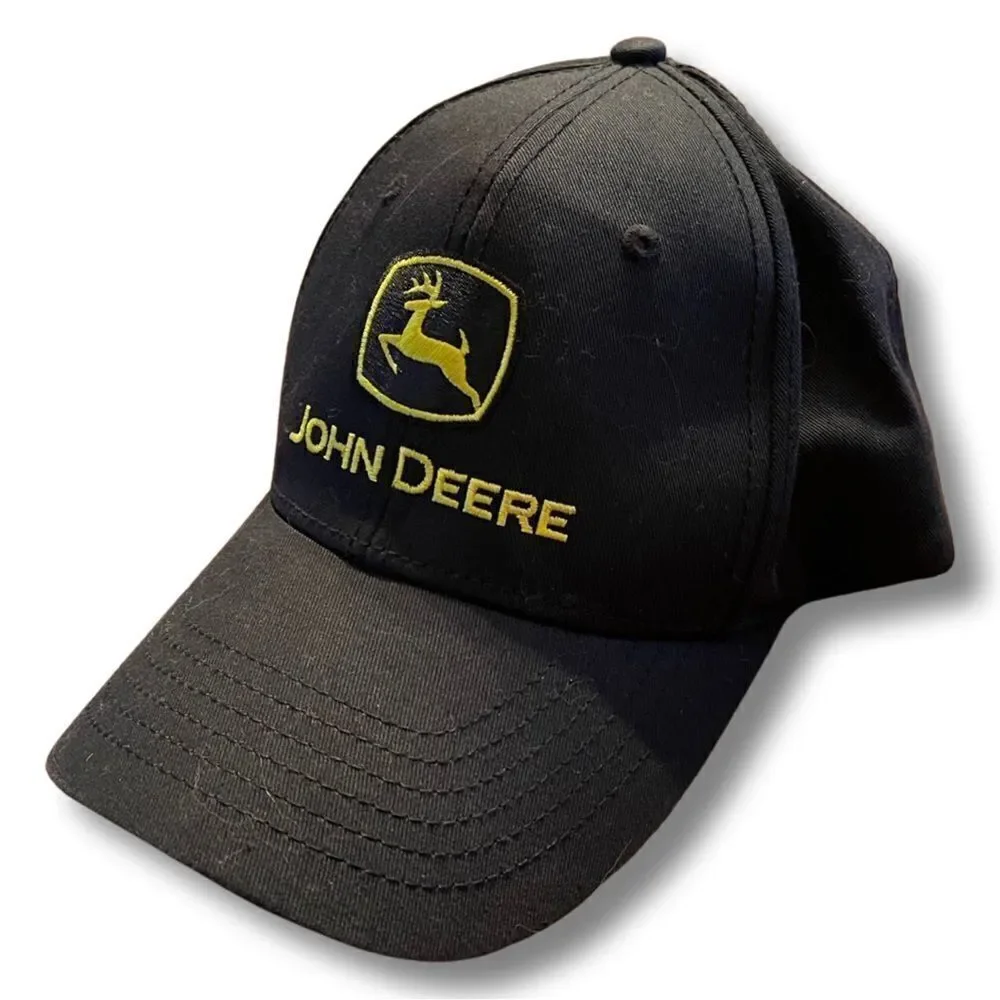 John Deere Embroidered Snap Back Hat - Picture 2 of 8